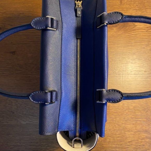 Three-Tone Kate Spade Satchel Bag w/ Detachable Strap - Picture 5 of 7